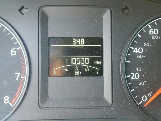 3VW1K7AJ2CM312320 - 2012 VOLKSWAGEN JETTA BASE 黑色 照片 8