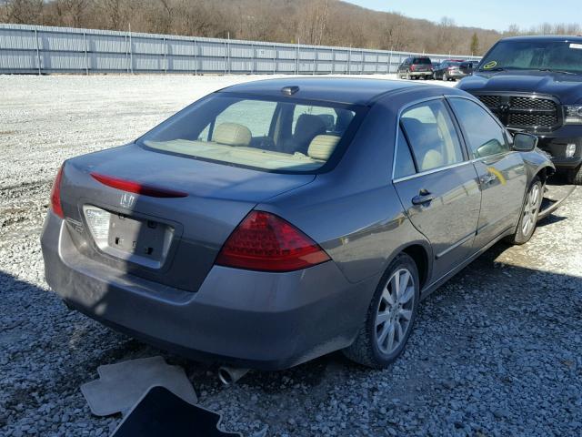 1HGCM665X7A097222 - 2007 HONDA ACCORD EX TAN photo 4