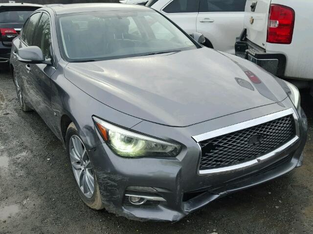 JN1BV7ARXFM411779 - 2015 INFINITI Q50 BASE Gris foto 1