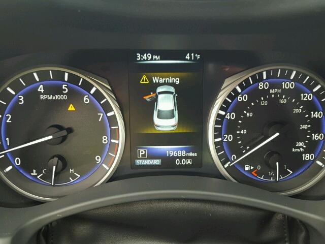 JN1BV7ARXFM411779 - 2015 INFINITI Q50 BASE Gris foto 8