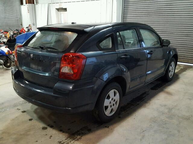 1B3HB28B47D373948 - 2007 DODGE CALIBER BLUE photo 4