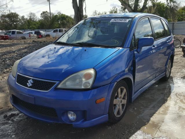 JS2RC61H355300119 - 2005 SUZUKI AERIO SX BLUE photo 2