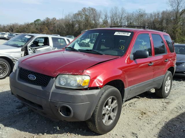 1FMYU93196KC72118 - 2006 FORD ESCAPE XLT RED photo 2