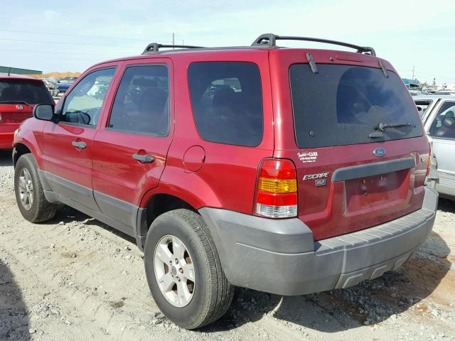 1FMYU93196KC72118 - 2006 FORD ESCAPE XLT RED photo 3