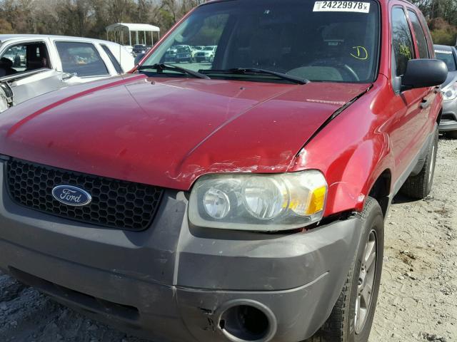 1FMYU93196KC72118 - 2006 FORD ESCAPE XLT RED photo 9