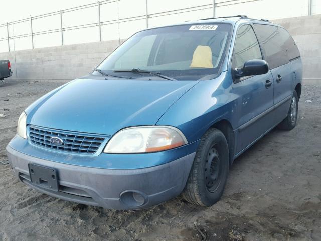 2FMZA51401BA06637 - 2001 FORD WINDSTAR L BLUE photo 2