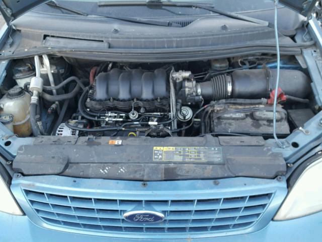 2FMZA51401BA06637 - 2001 FORD WINDSTAR L BLUE photo 7