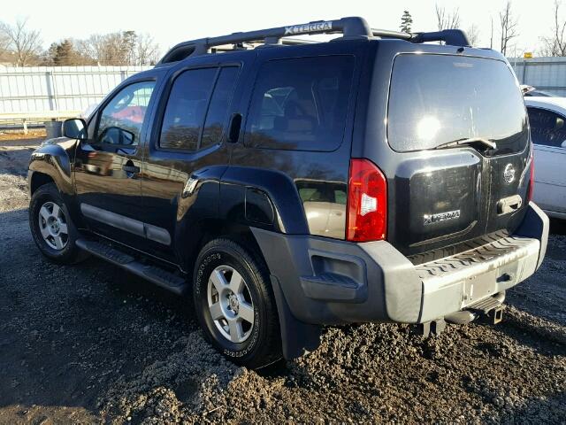 5N1AN08U35C603264 - 2005 NISSAN XTERRA OFF BLACK photo 3