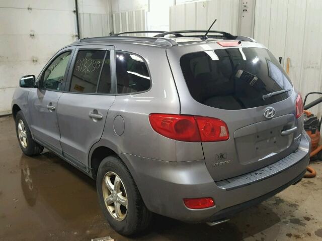 5NMSG73D97H051440 - 2007 HYUNDAI SANTA FE G GRAY photo 3