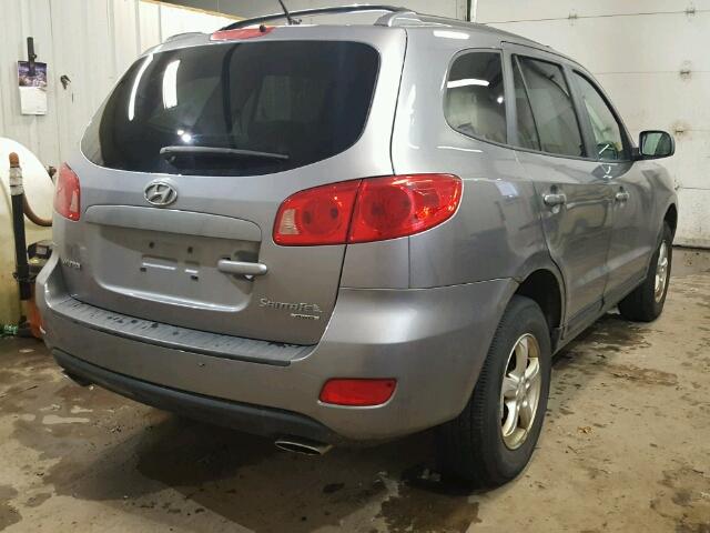 5NMSG73D97H051440 - 2007 HYUNDAI SANTA FE G GRAY photo 4