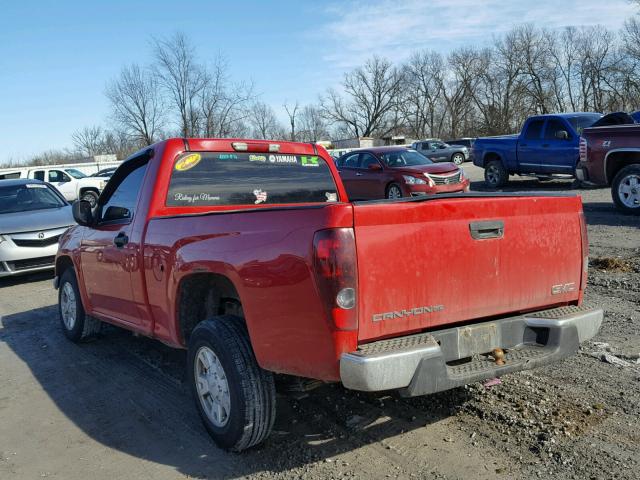 1GTCS149178228204 - 2007 GMC CANYON RED photo 3