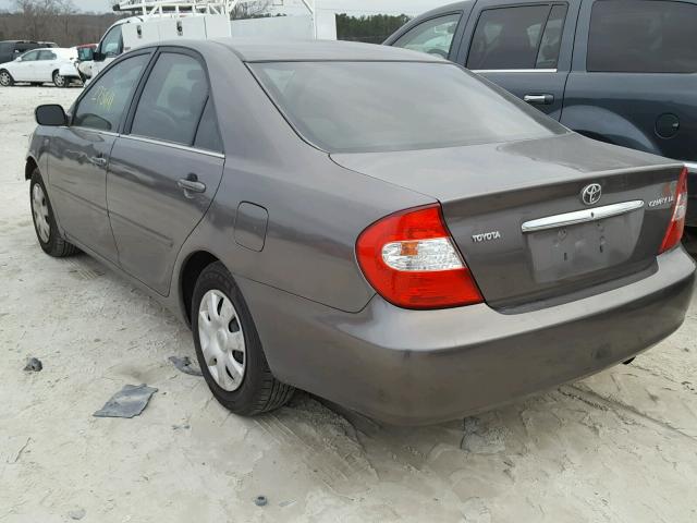 4T1BE32K63U676682 - 2003 TOYOTA CAMRY LE GRAY photo 3