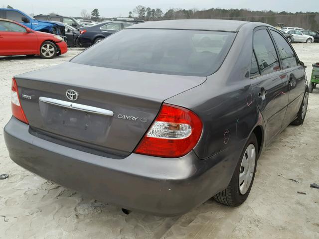 4T1BE32K63U676682 - 2003 TOYOTA CAMRY LE GRAY photo 4