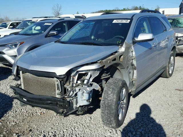 2CNALDEW2A6220406 - 2010 CHEVROLET EQUINOX LT SILVER photo 2