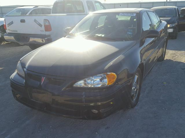 1G2NW52E14C200159 - 2004 PONTIAC GRAND AM G BLACK photo 2