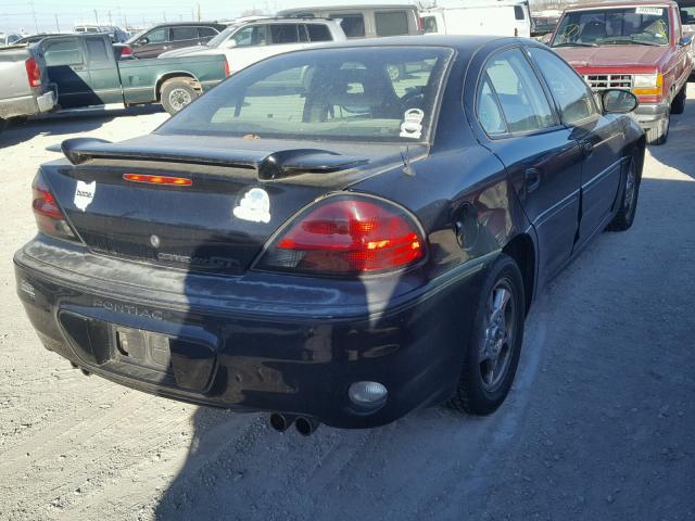 1G2NW52E14C200159 - 2004 PONTIAC GRAND AM G BLACK photo 4