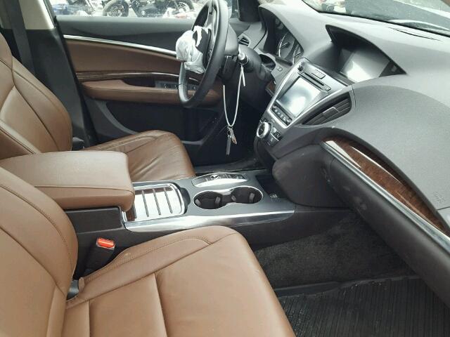 5FRYD4H53HB014033 - 2017 ACURA MDX TECHNO BROWN photo 5