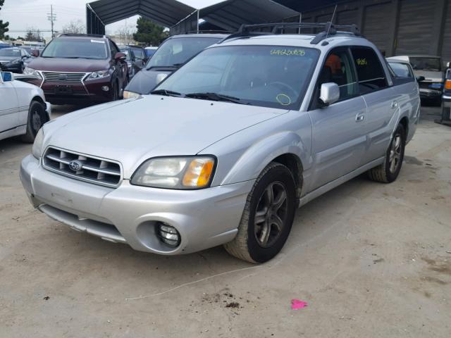 4S4BT61C736100315 - 2003 SUBARU BAJA SILVER photo 2