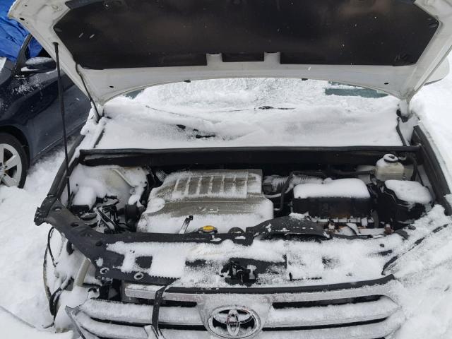 5TDZK3EH5CS068832 - 2012 TOYOTA HIGHLANDER WHITE photo 7