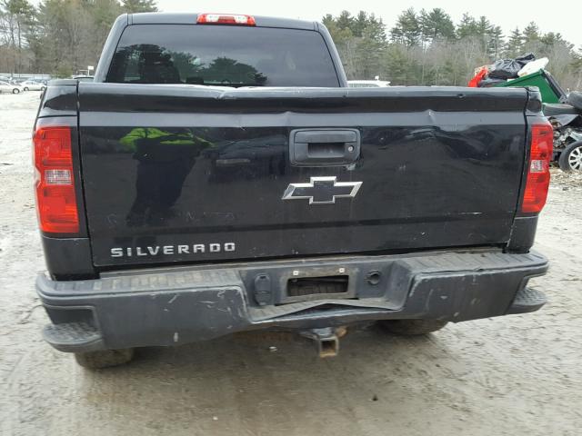 1GCVKPEC0FZ393322 - 2015 CHEVROLET SILVERADO BLACK photo 9