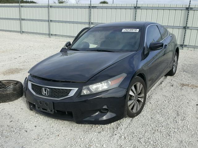 1HGCS1B32AA009848 - 2010 HONDA ACCORD LX BLACK photo 2