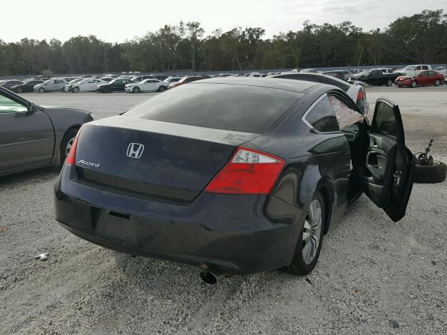 1HGCS1B32AA009848 - 2010 HONDA ACCORD LX BLACK photo 4