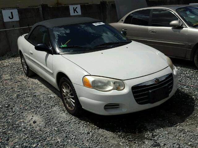 1C3EL45R64N273131 - 2004 CHRYSLER SEBRING LX WHITE photo 1