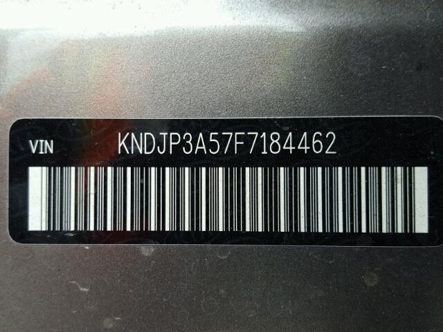 KNDJP3A57F7184462 - 2015 KIA SOUL + GRAY photo 10