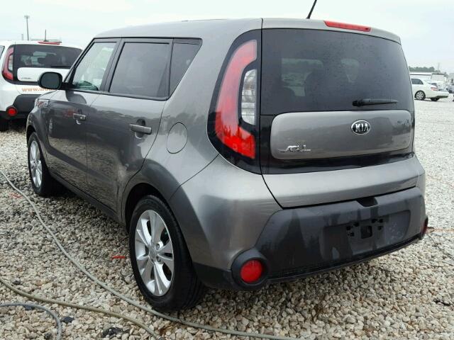 KNDJP3A57F7184462 - 2015 KIA SOUL + GRAY photo 3