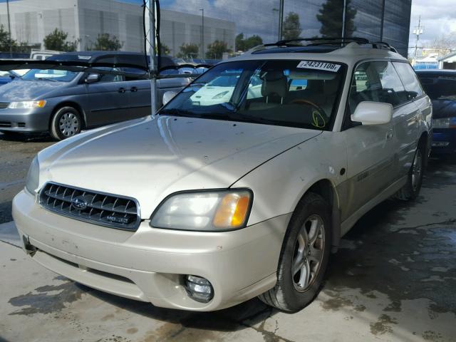 4S3BH806747636562 - 2004 SUBARU LEGACY OUT WHITE photo 2