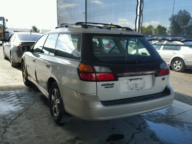 4S3BH806747636562 - 2004 SUBARU LEGACY OUT WHITE photo 3