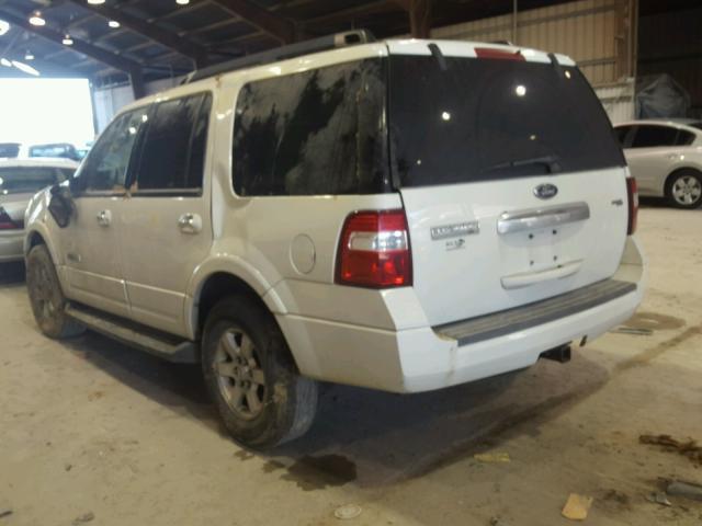 1FMFU15558LA48270 - 2008 FORD EXPEDITION WHITE photo 3