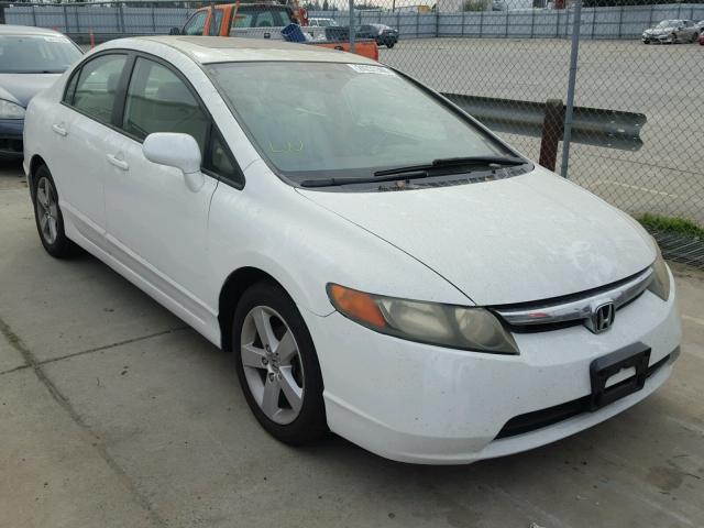 2HGFA16866H513818 - 2006 HONDA CIVIC EX WHITE photo 1