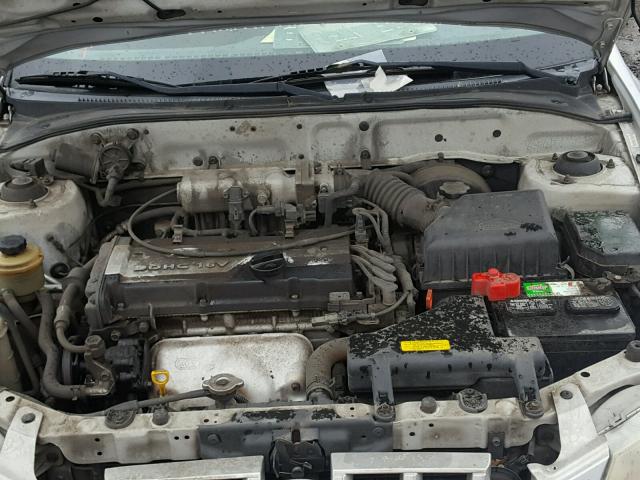 KMHCG45C02U358449 - 2002 HYUNDAI ACCENT GL SILVER photo 7