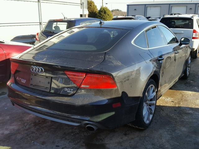 WAUSGAFC7CN016146 - 2012 AUDI A7 PRESTIG BLACK photo 4