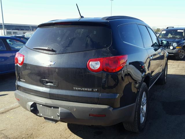 1GNLRFED1AS146051 - 2010 CHEVROLET TRAVERSE L BLACK photo 4