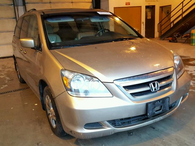 5FNRL38637B412109 - 2007 HONDA ODYSSEY EX GOLD photo 1