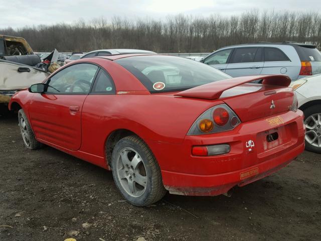 4A3AC44GX3E023915 - 2003 MITSUBISHI ECLIPSE GS RED photo 3