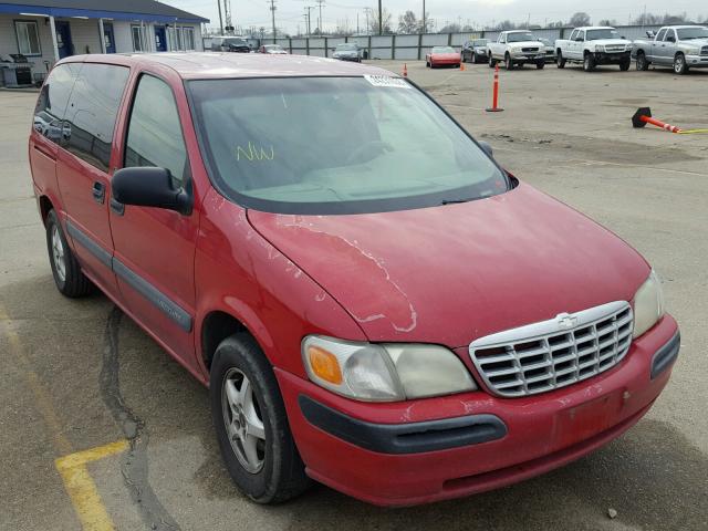 1GNDX03E0YD209447 - 2000 CHEVROLET VENTURE RED photo 1