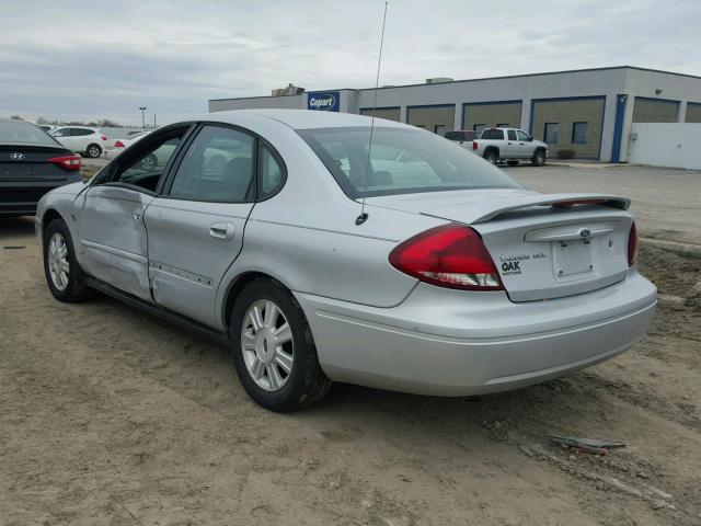 1FAHP56S44A164863 - 2004 FORD TAURUS SEL SILVER photo 3