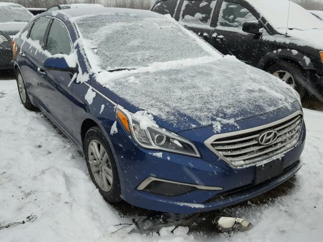 5NPE24AF7GH287957 - 2016 HYUNDAI SONATA SE BLUE photo 1