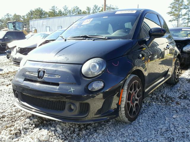 3C3CFFHH0DT742193 - 2013 FIAT 500 SPORT BLACK photo 2