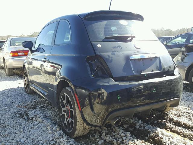 3C3CFFHH0DT742193 - 2013 FIAT 500 SPORT BLACK photo 3