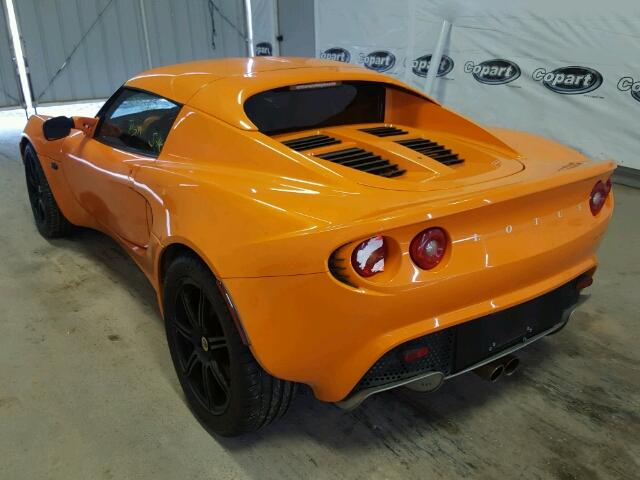 SCCPC11185HL32360 - 2005 LOTUS ELISE ORANGE photo 3