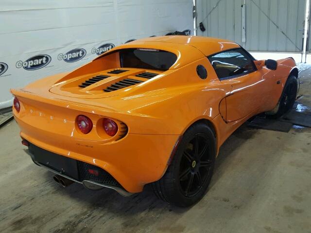 SCCPC11185HL32360 - 2005 LOTUS ELISE ORANGE photo 4