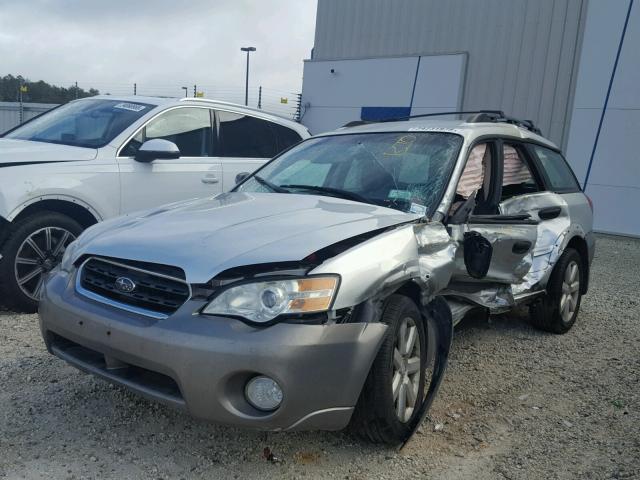 4S4BP61C377325156 - 2007 SUBARU LEGACY OUT SILVER photo 2