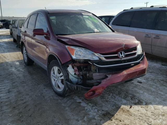 5J6RE4H75BL123645 - 2011 HONDA CR-V EXL RED photo 1