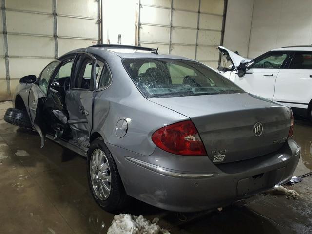 2G4WD582291205415 - 2009 BUICK LACROSSE C GRAY photo 3