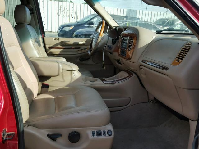 5LMRU27L1XLJ01203 - 1999 LINCOLN NAVIGATOR RED photo 5