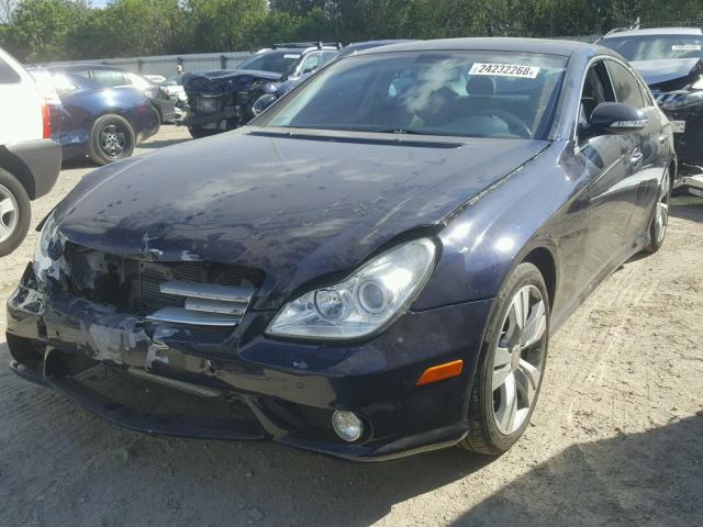 WDDDJ75X66A049242 - 2006 MERCEDES-BENZ CLS 500C BLACK photo 2